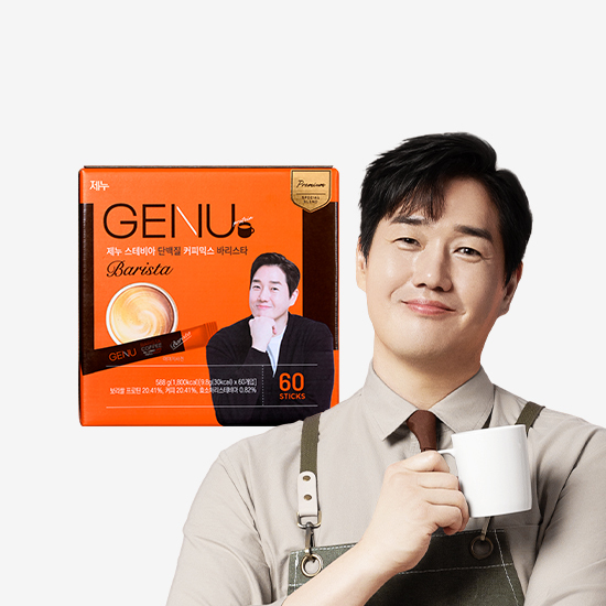제누 스테비아 단백질 커피믹스 60포 - 오리지널/바리스타/디카페인 중 택1