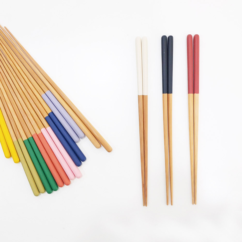 야마치쿠 강코 슬림 대나무 젓가락 23cm 11color