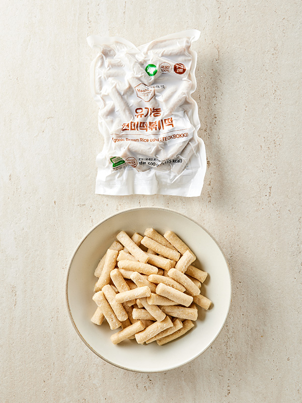 유기농 현미로 만든 떡볶이떡(500g)