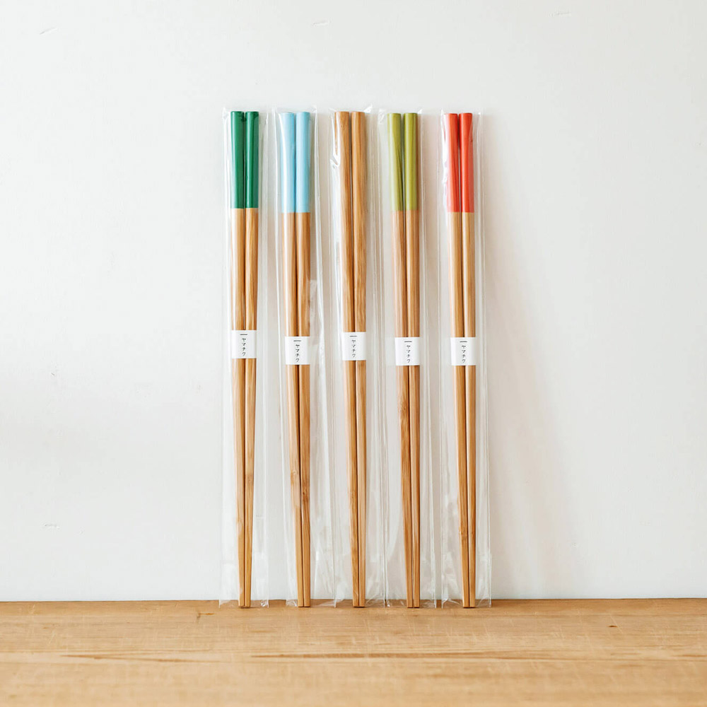 야마치쿠 스스케 대나무 요리용 젓가락 30cm 5color