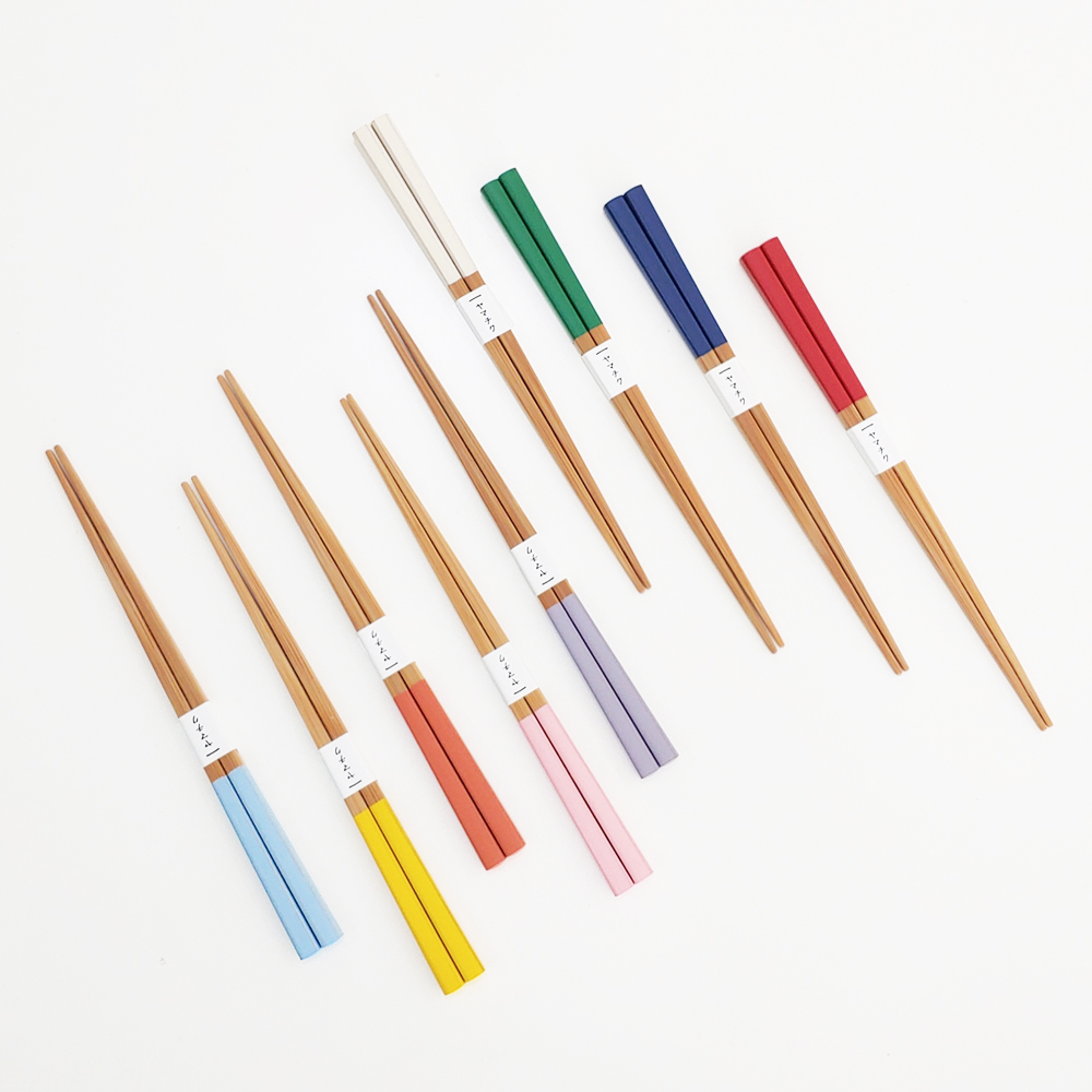 야마치쿠 스퀘어 대나무 젓가락 18cm 9color 대표이미지 섬네일