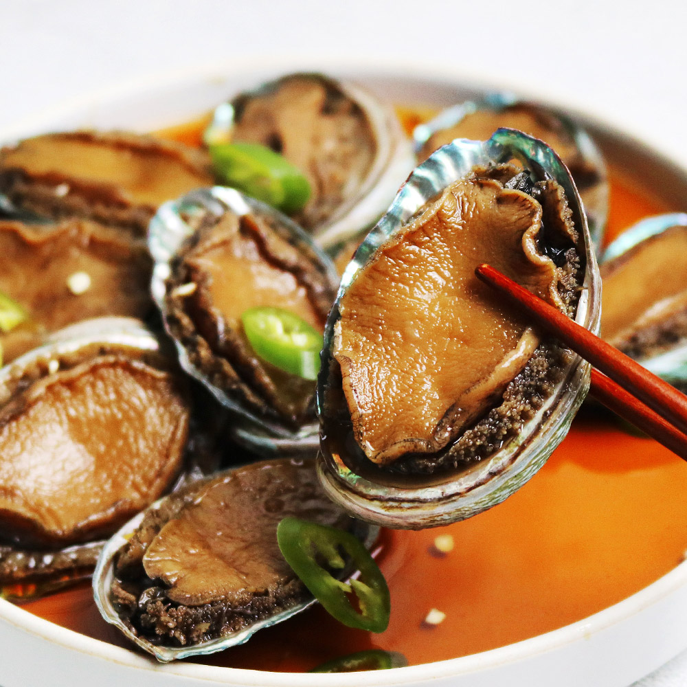 밥도둑 완도전복 간장 전복장 1kg