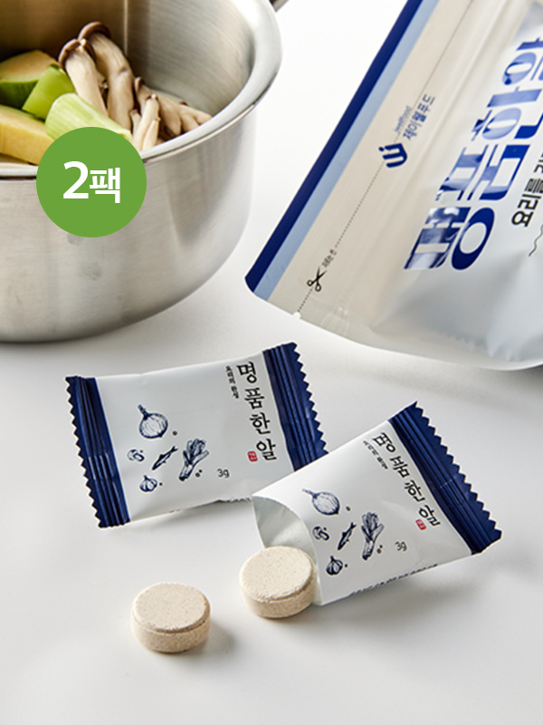 [2팩] 요리의 완성 명품한알 코인육수 (3gx20)