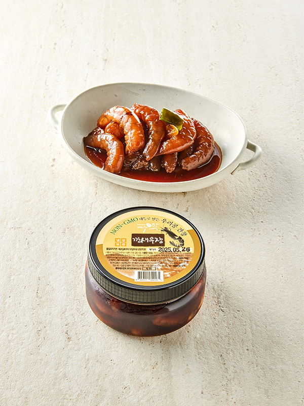 우리 콩 간장 국내산 깐새우장 500g