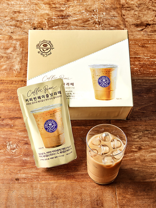 커피빈 헤이즐넛라떼 파우치(190mLX10P) 대표이미지 섬네일