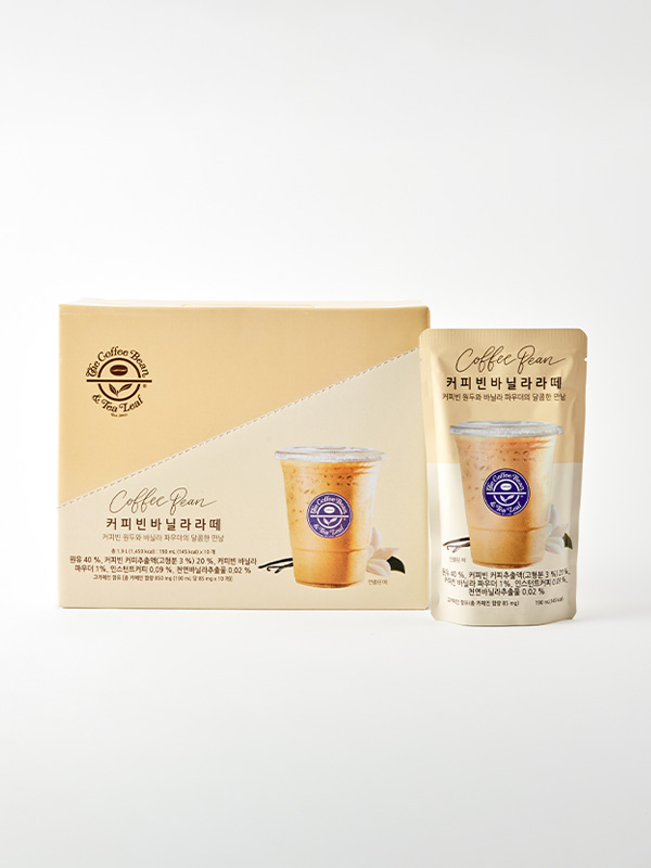 커피빈 바닐라라떼 파우치(190mLX10P)