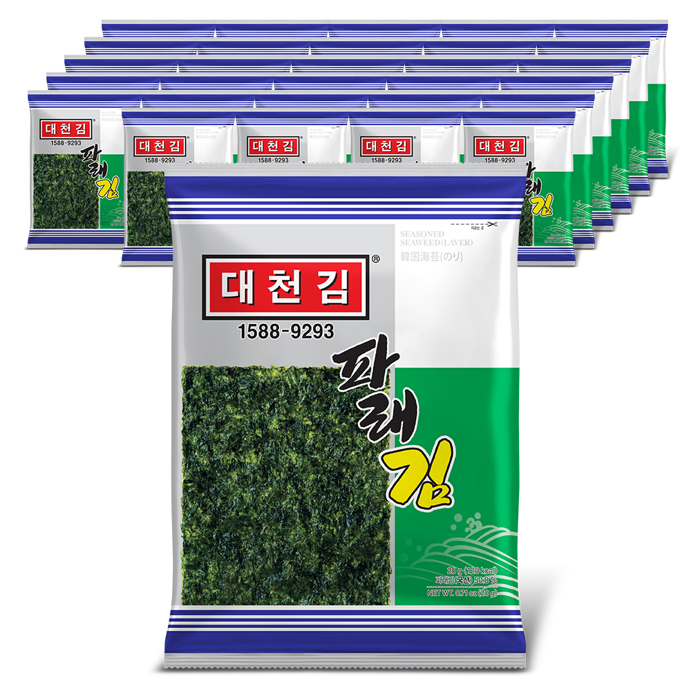 [406] 대천김 파래김 20g × 30봉