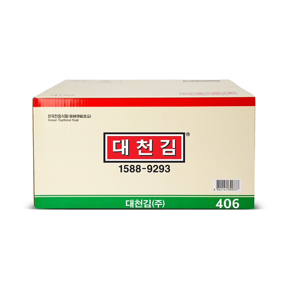 [406] 대천김 파래김 20g × 30봉