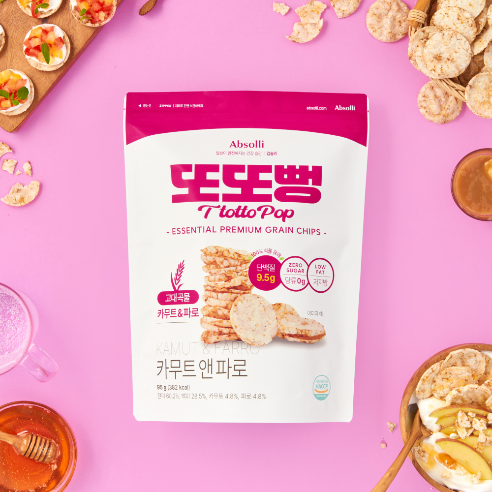 또또뻥 카무트 앤 파로 뻥튀기 95g