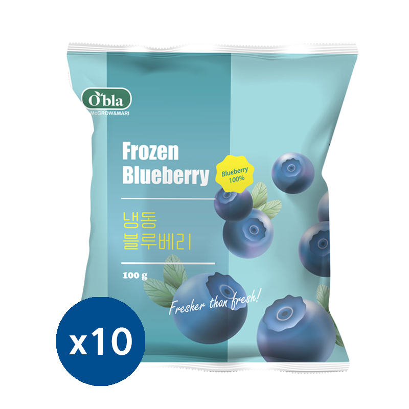 맥그로우앤마리 냉동 블루베리 100g x 5개