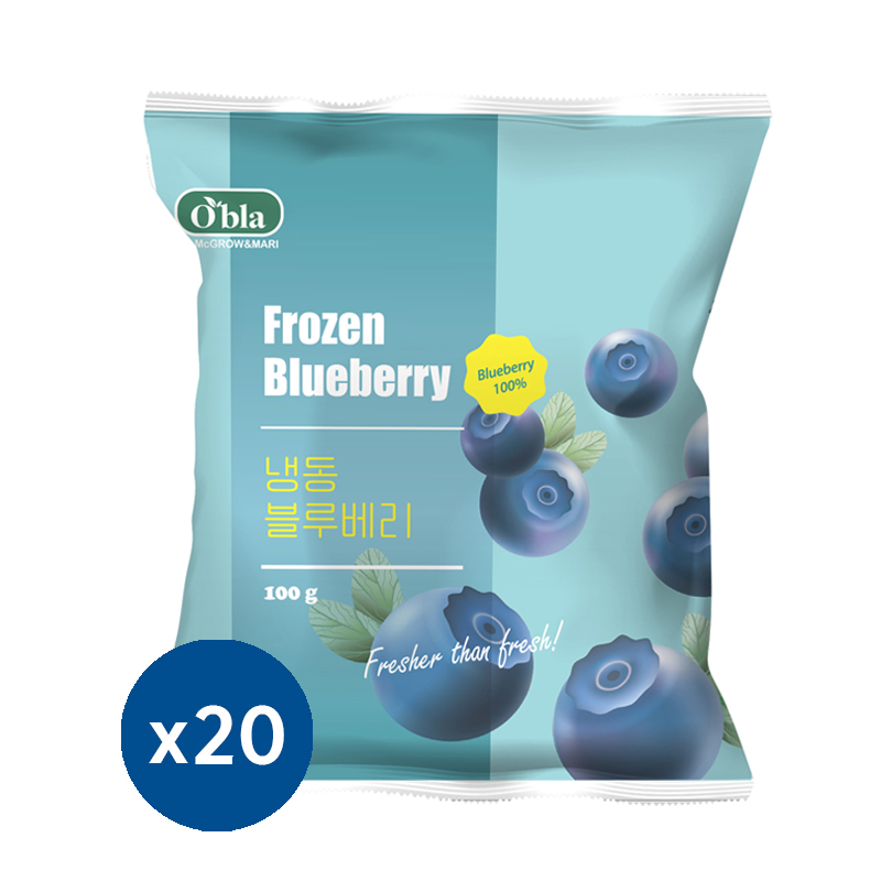 맥그로우앤마리 냉동 블루베리 100g x 5개