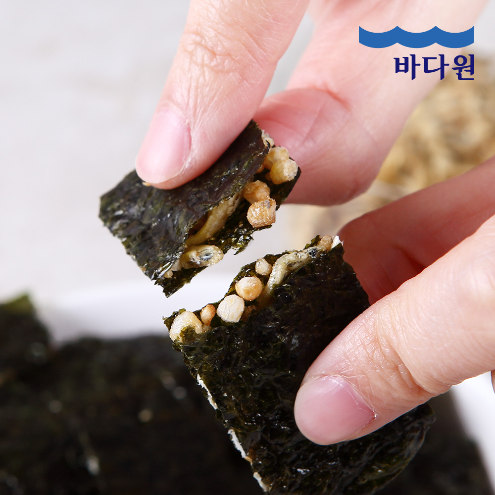 [바다원] 한입만 멸치 김스낵 25g