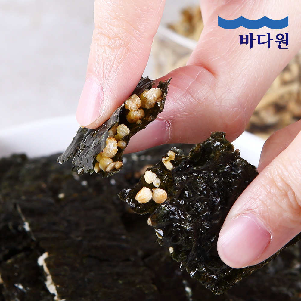 [바다원] 한입만 현미 김스낵 25g, 3봉