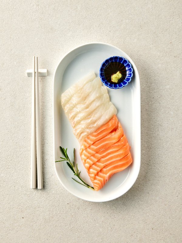 연어&광어회(200g)
