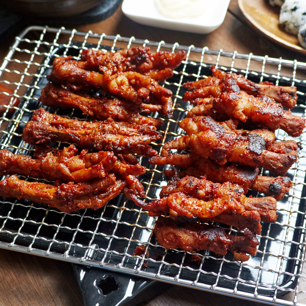 숯불직화 불닭발 통뼈 무뼈 튤립 오돌뼈