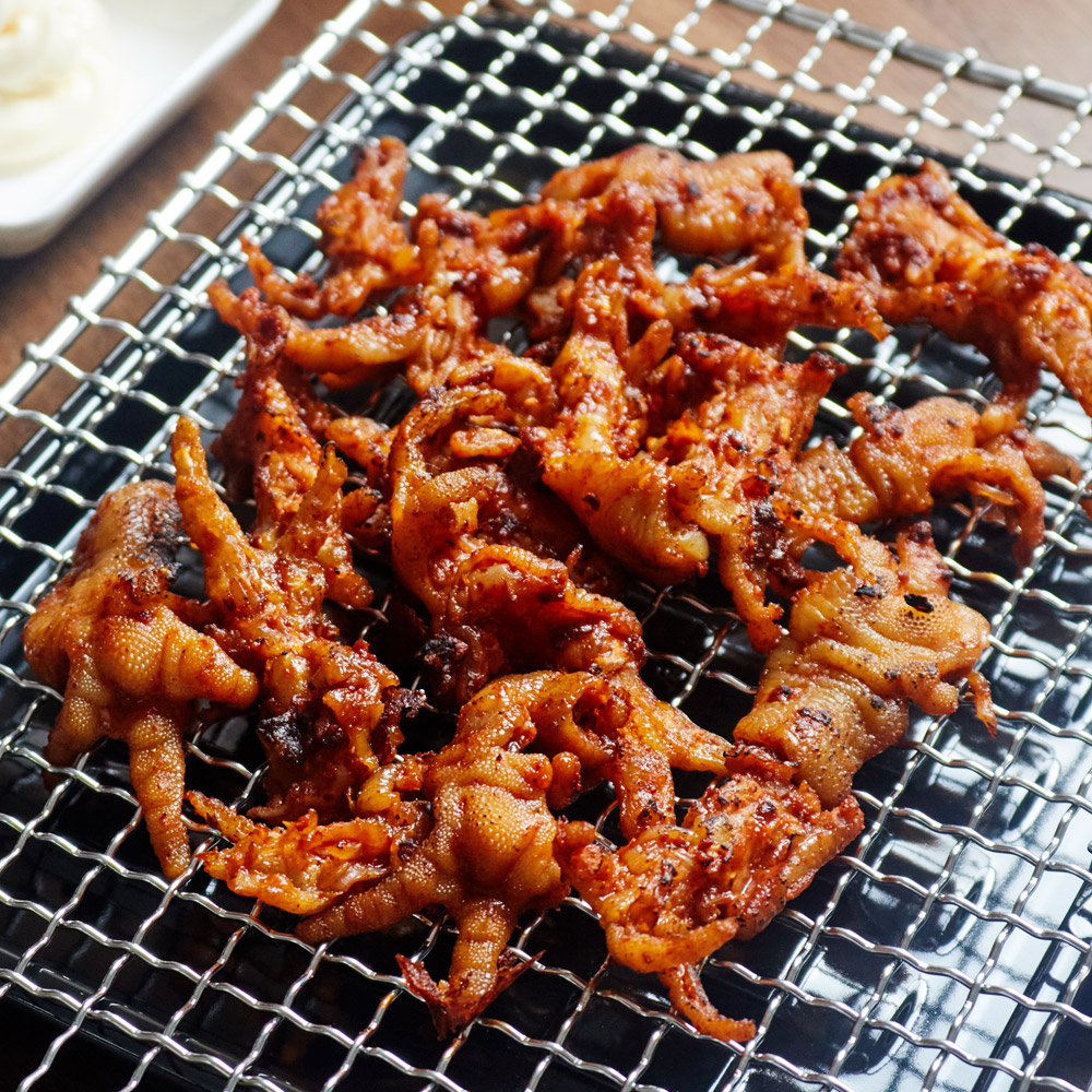 숯불직화 불닭발 통뼈 무뼈 튤립 오돌뼈