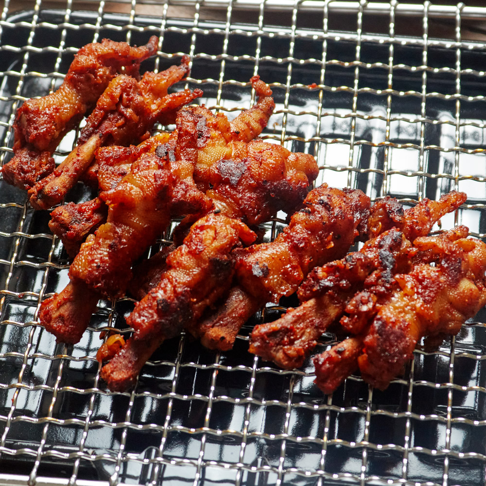 숯불직화 불닭발 통뼈 무뼈 튤립 오돌뼈