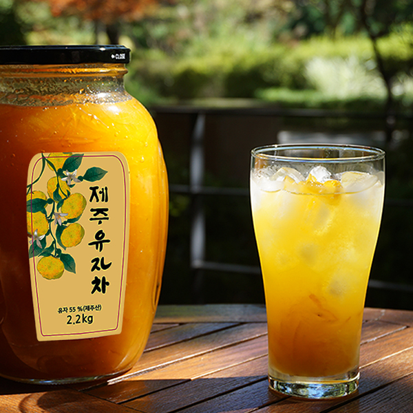 달콤상큼한 제주 유자차 레몬차 한라봉차 2.2kg