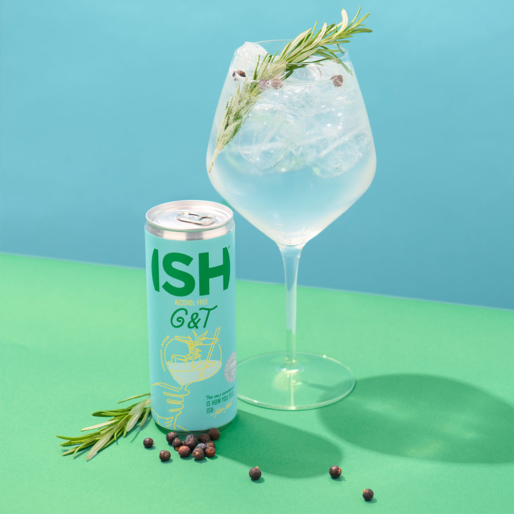 ISH 아이에스에이치 250ml 무알콜 캔 칵테일 진토닉