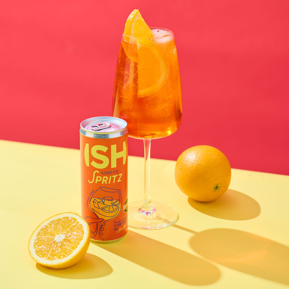 ISH 아이에스에이치 250ml 무알콜 캔 칵테일 스프리츠