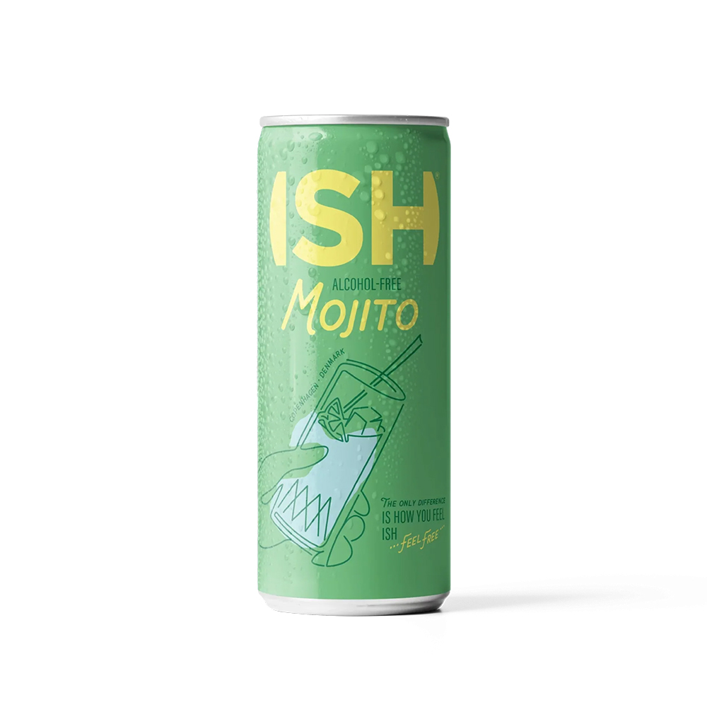 ISH 아이에스에이치 250ml 무알콜 캔 칵테일 모히또 대표이미지 섬네일