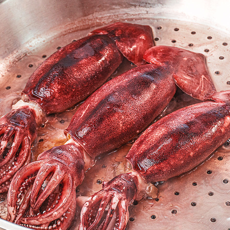 국내산 동해안 활오징어 750g(5미) 통찜오징어 1kg(7~8미)