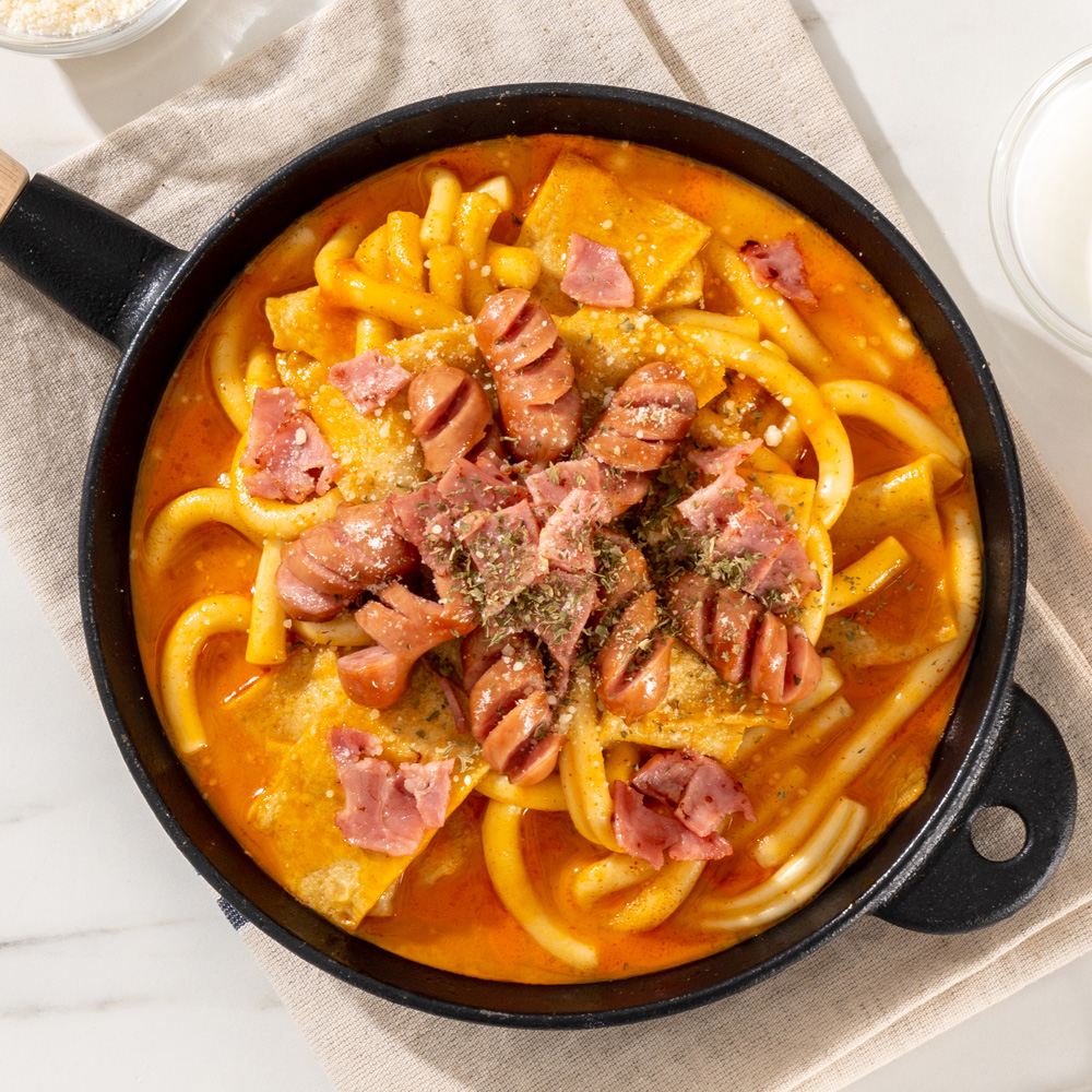 헬로맘 누들 밀떡볶이 로제맛