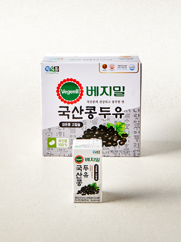 [입점특가] 베지밀 국산 검은콩두유(190ml x 16팩) 대표이미지 섬네일