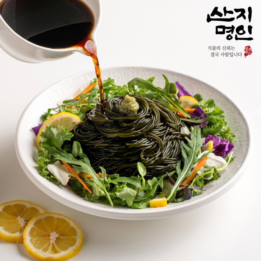 [산지명인] 15kcal(면) 미역국수 180g x 5팩 바로먹는 간편식 해초국수