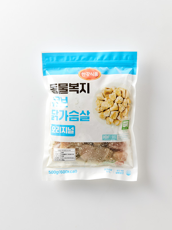[행사]동물복지 큐브 닭가슴살 4종(500g)