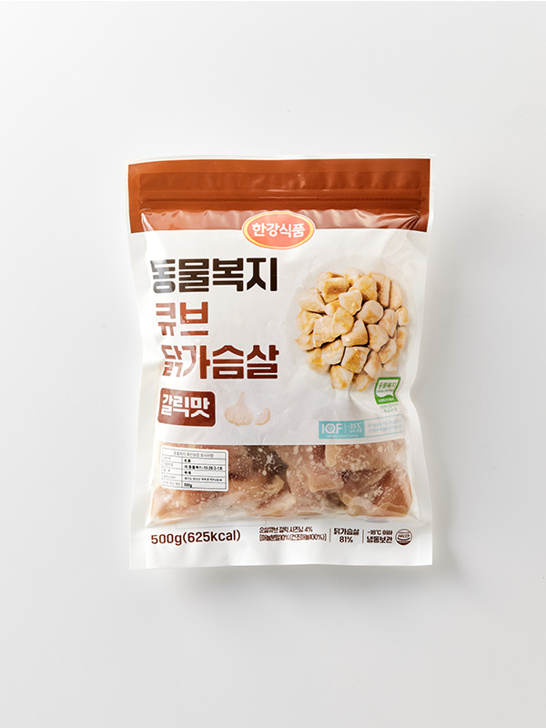 [행사]동물복지 큐브 닭가슴살 4종(500g)