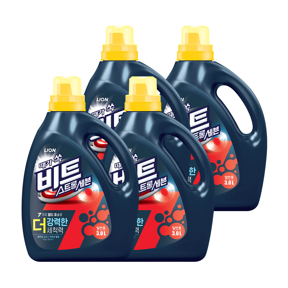 비트 스롱세븐 액체세제 3L 용기 x 4개 (옵션선택) 대표이미지 섬네일