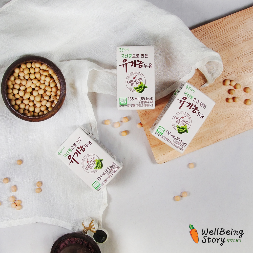 콩콩아이 국산콩으로 만든 유기농 콩콩이 두유 non-GMO 135ml 24팩