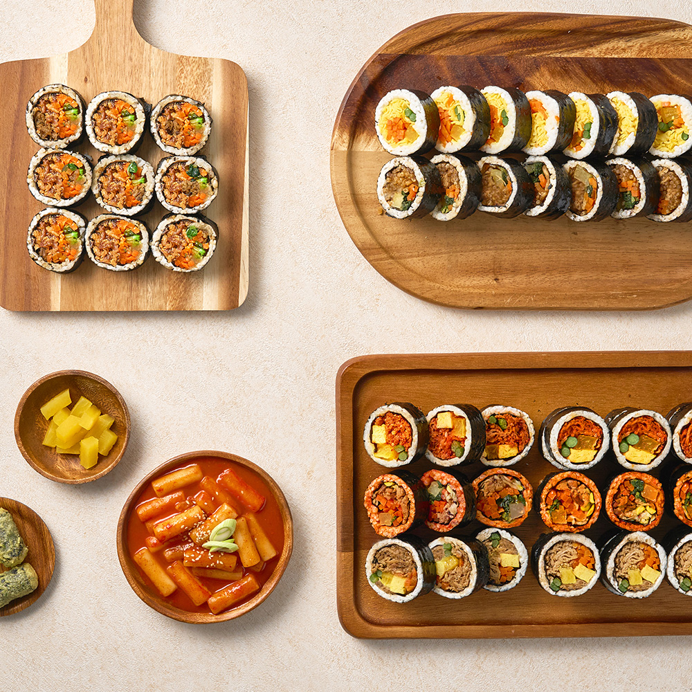 굿스푼 저당 전복 계란말이 두부 김밥 220g 3팩 냉동 두부밥