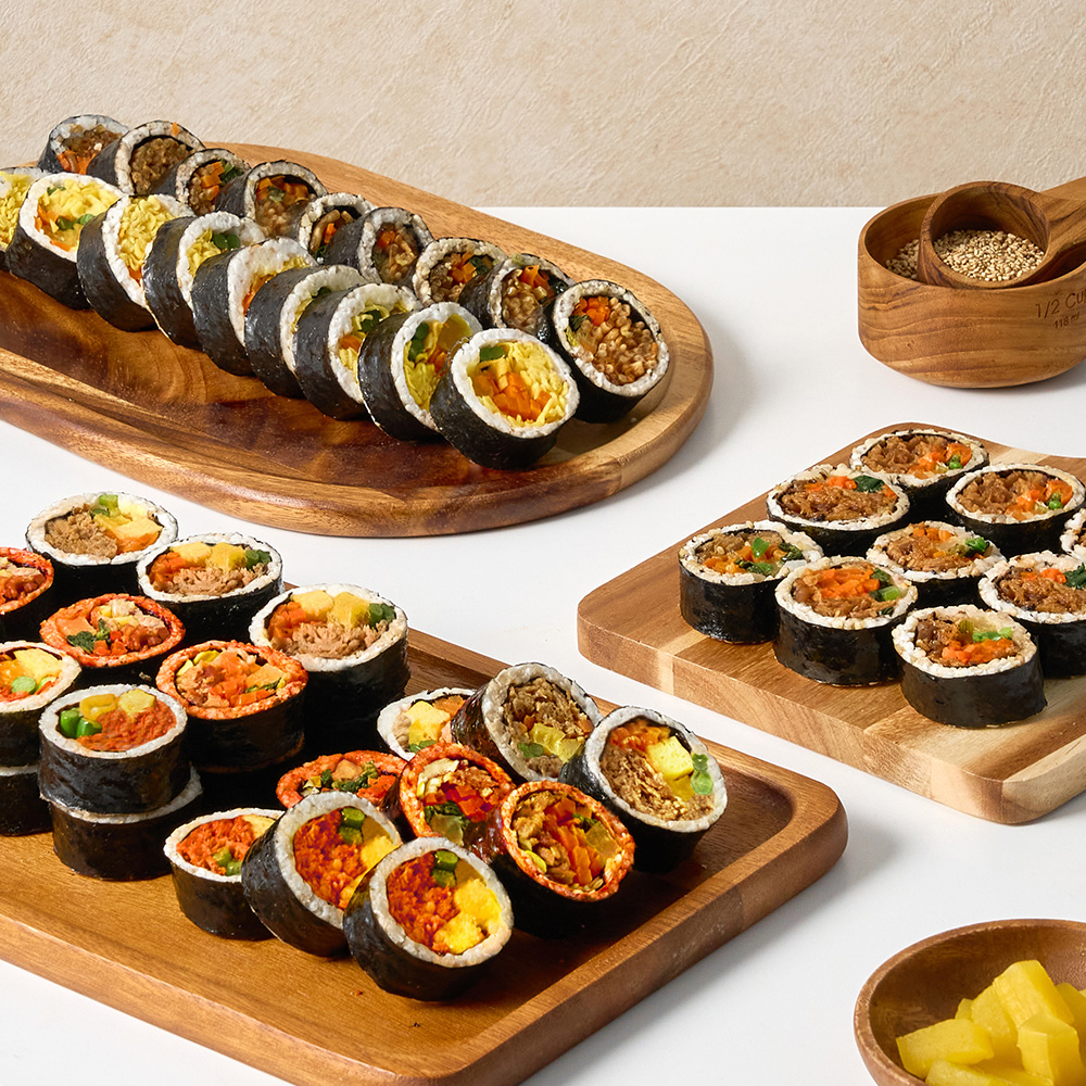 굿스푼 저당 전복 계란말이 두부 김밥 220g 3팩 냉동 두부밥