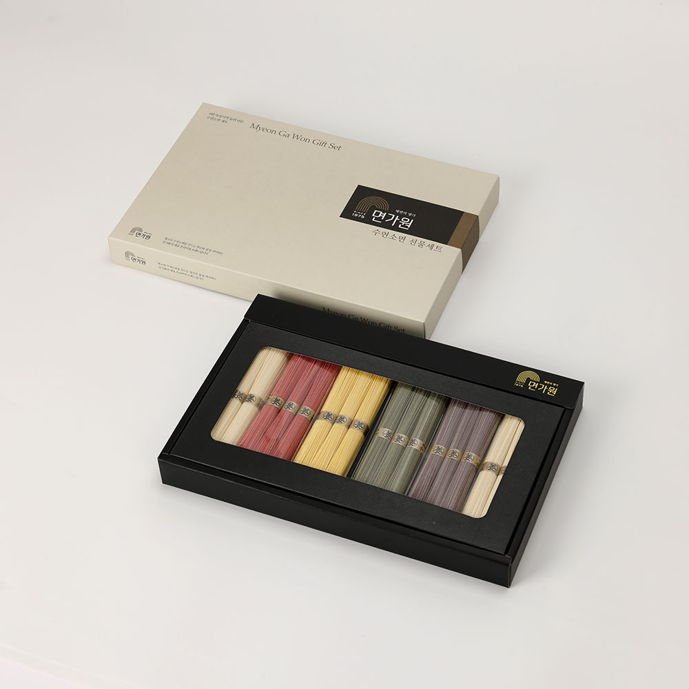 면가원 우리밀 오색 수연소면 선물세트