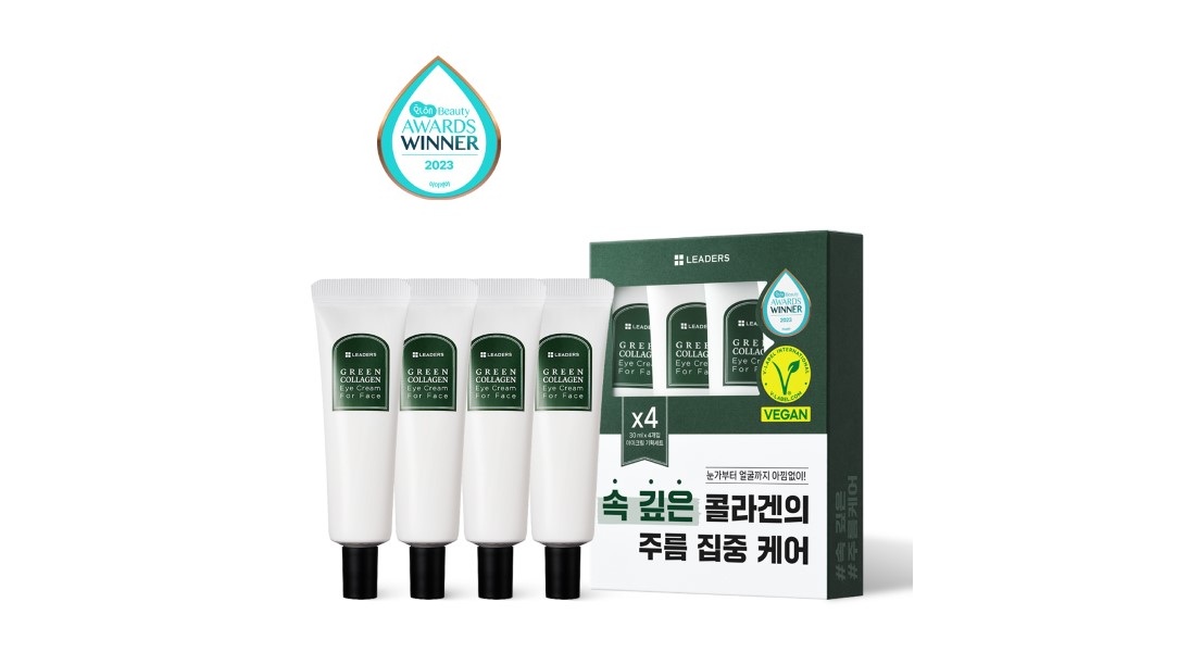 [1+1+1+1] 리더스 그린 콜라겐 아이크림 포 페이스 30ml 4개 세트