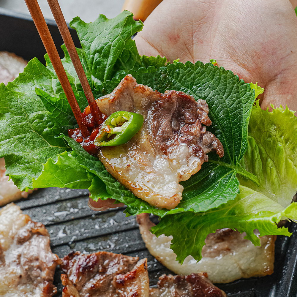 국내산 뽈항정살 돈두롤 500g 한돈 특수부위 뒷고기