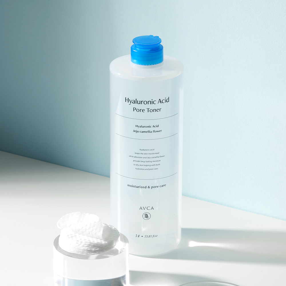 아브카 저분자 히알루론산 대용량 모공 토너 1000ml