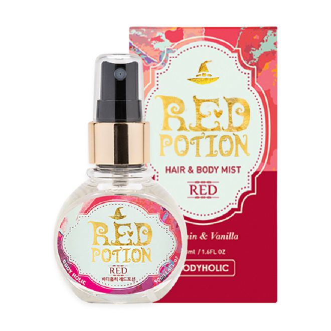 [바디홀릭] 포션 바디미스트 레드 50ml