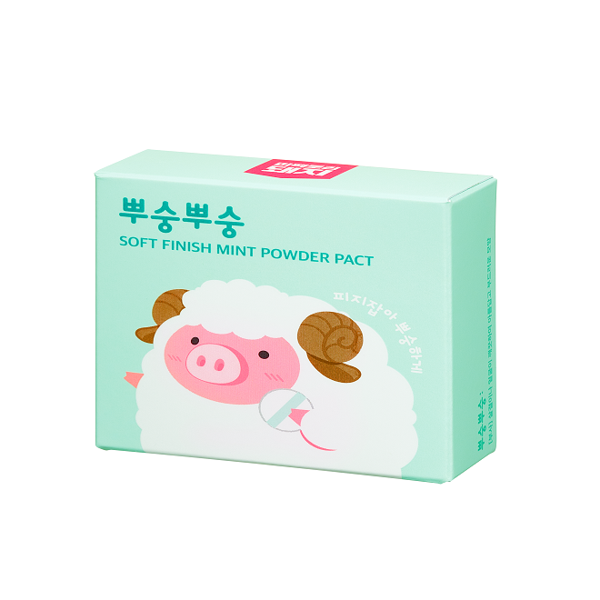 미팩토리 뿌숭뿌숭 민트 파우더 팩트
