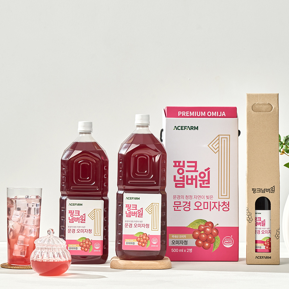 문경 오미자청 500ml 무첨가물 저온숙성
