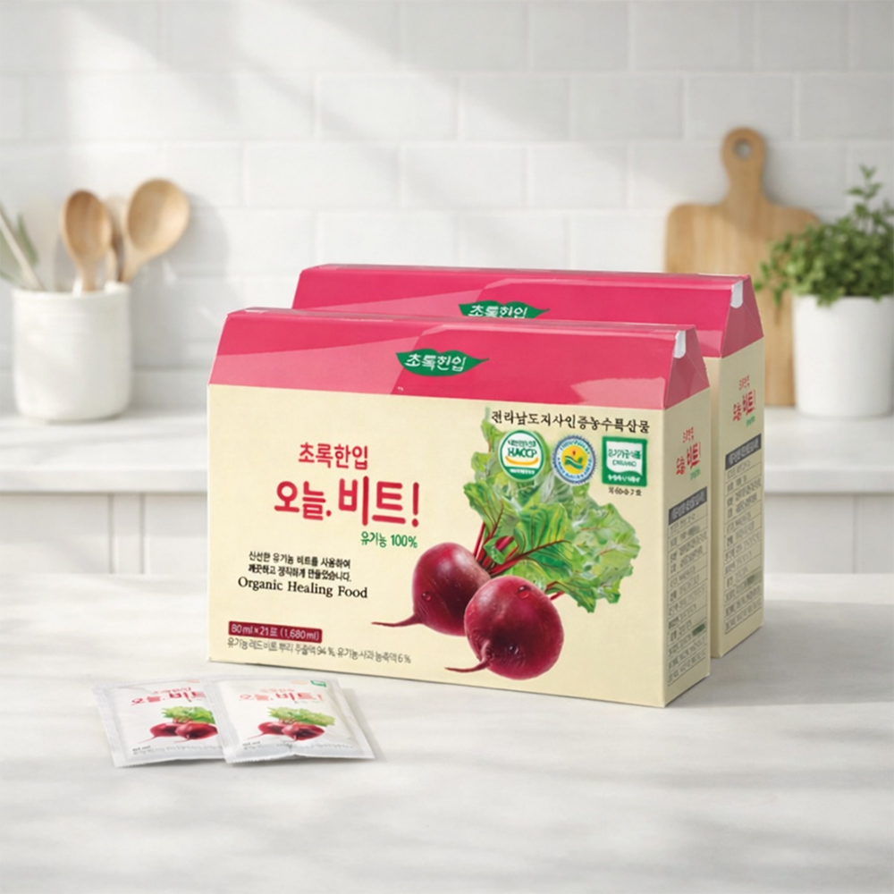 국내산 유기농 비트즙 80ml 21포