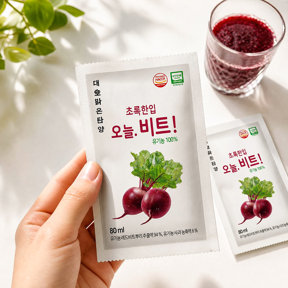 국내산 유기농 비트즙 80ml 21포