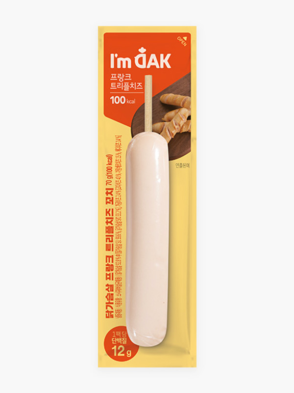 닭가슴살 프랑크꼬치 트리플치즈 (70g)