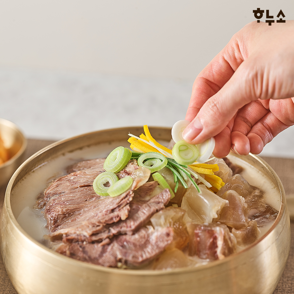 하누소 한우사골 고기곰탕 3팩+한우사골 보양곰탕 3팩 (700g 총6팩)