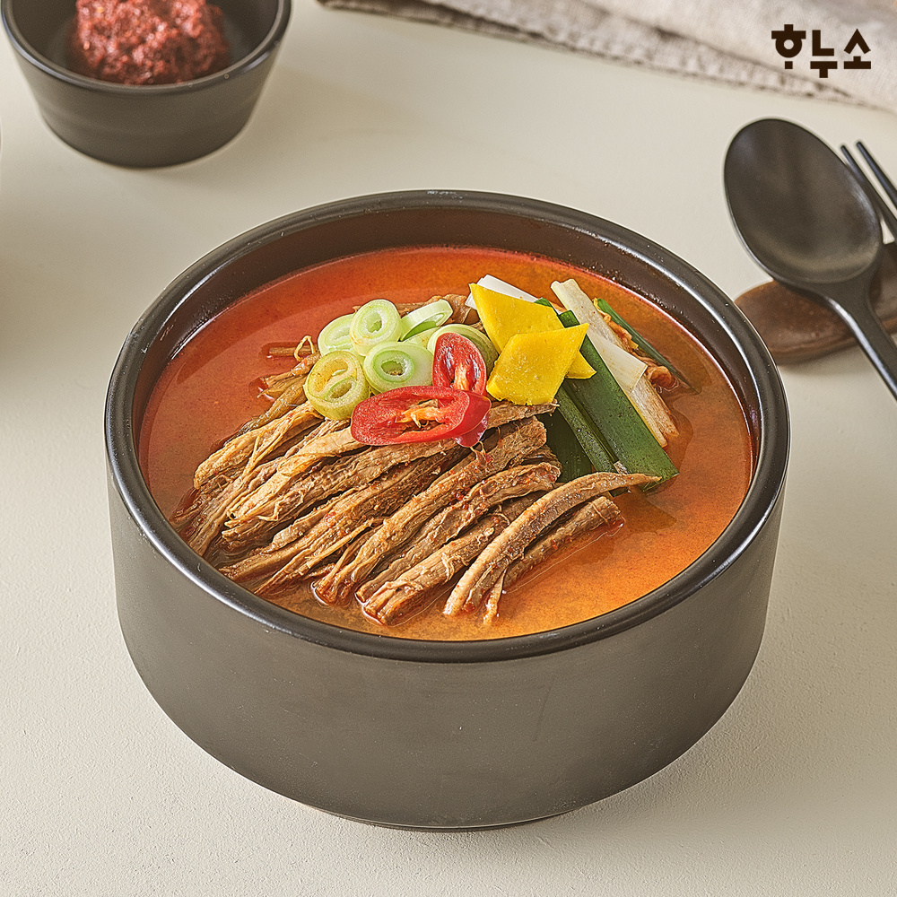 하누소 한우사골 보양곰탕 3팩+한우사골 얼큰육개장 3팩 (700g 총6팩)