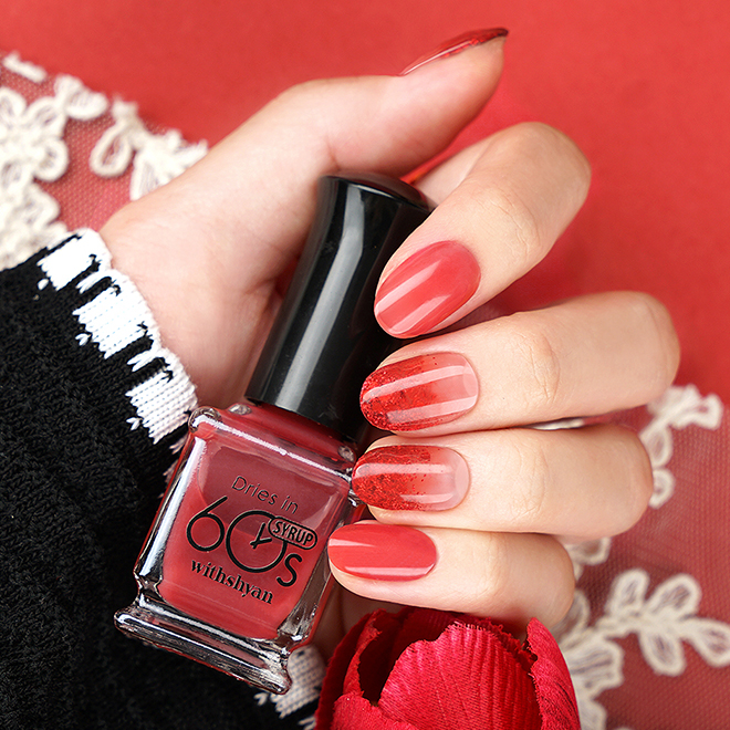 위드샨 60초 건조 매니큐어 M067 딸기잼시럽 9ml