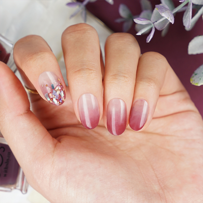 위드샨 60초 건조 매니큐어 M068 체리콕시럽 9ml