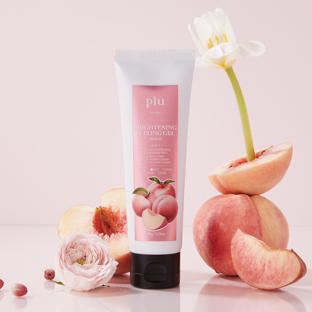 [저자극/각질제거] 플루 페이셜 스크럽 소프트 허니앤슈가 / 플루 페이셜 필링젤 피치 100g